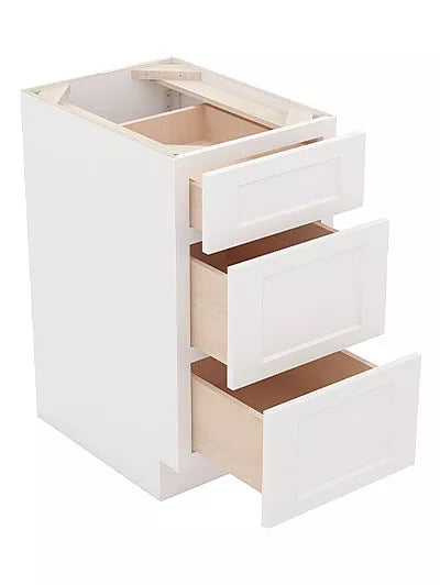 VDB24 - 3 DRAWER VANITY BASE