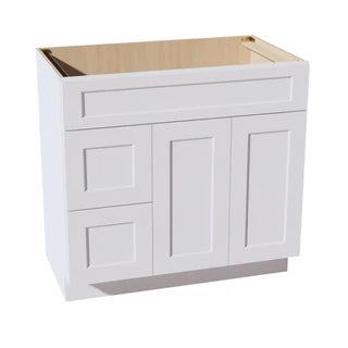 VSD36L - 36”W VANITY SINK BASE COMBO - LEFT
