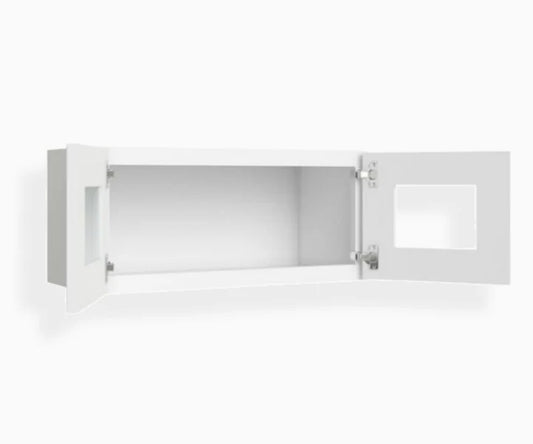 W2718GD - 18”H DOUBLE GLASS DOORS